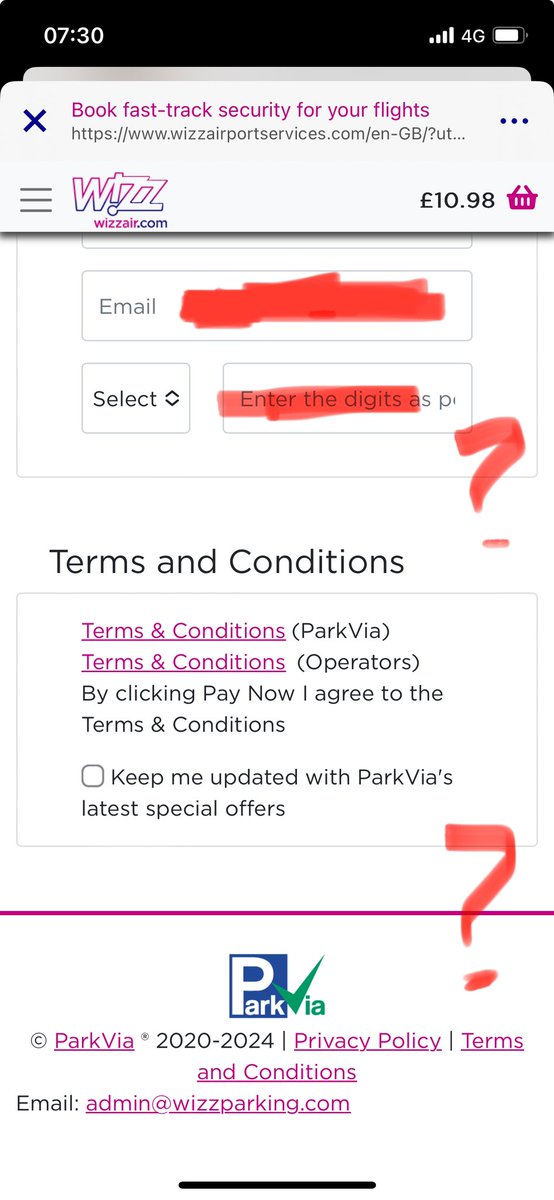 MelcoreR's tweet photo. @AskWIZZ how do I buy fast track for my flight Gatwick-Malpensa 9am? I am not able to see any purchase button after adding all the details (screenshot doesn’t show details for privacy reasons). Where’s the button??? Please help! https://t.co/gOGd82K5dl