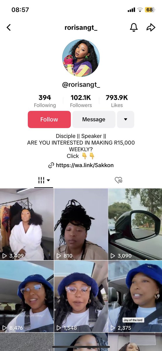 THIS IS NOT MY TIK TOK PAGE…. PLEASE DONT GET SCAMMED 😩‼️ my handle DOES NOT HAVE AN UNDERSCORE.. please help me report this page