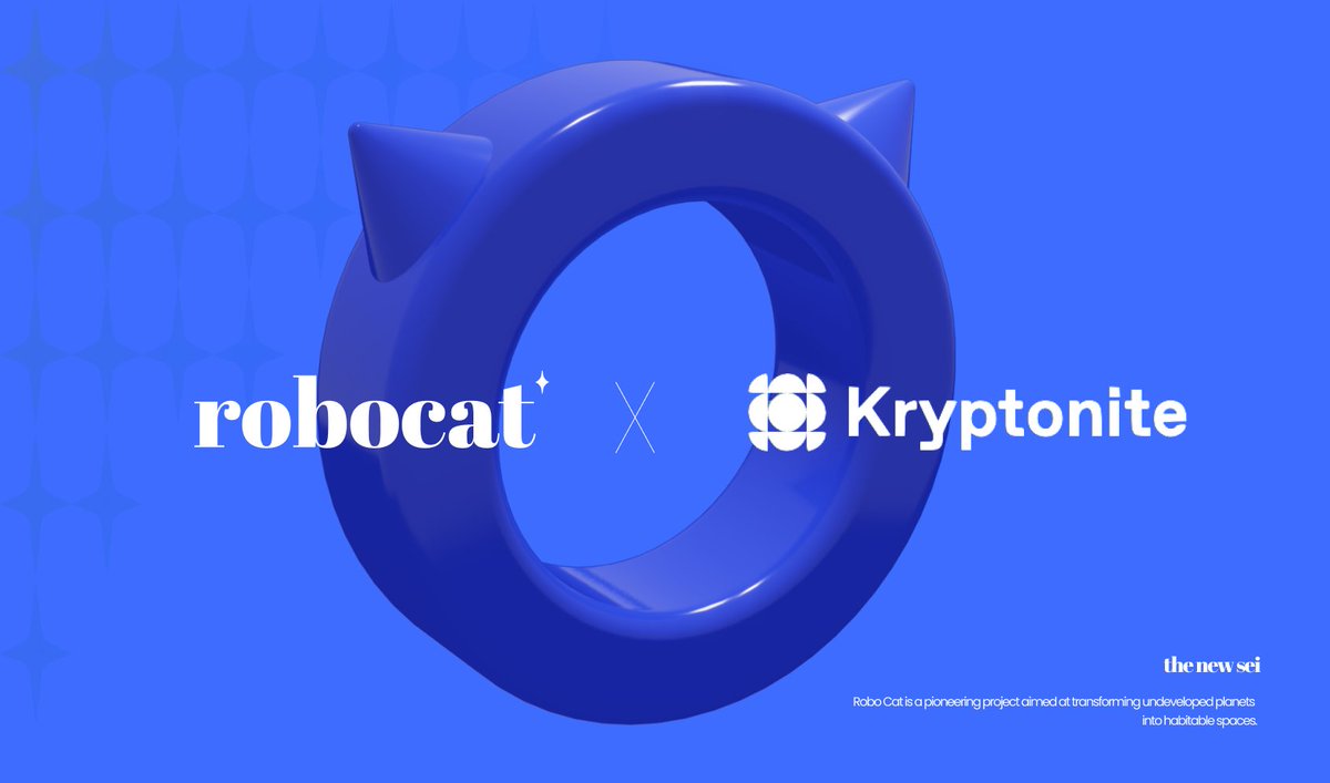 SeiRoboCat's tweet photo. 📣 New Partnership Announcement 
We are thrilled to announce our new partnership with @Kryptonite_fi 🎉

Kryptonite is one of the best DeFi platforms on #sei offering Liquid Staking, Leverage, and Lending.

Their journey starts on FEB 3 💙 (Mark your 📅)