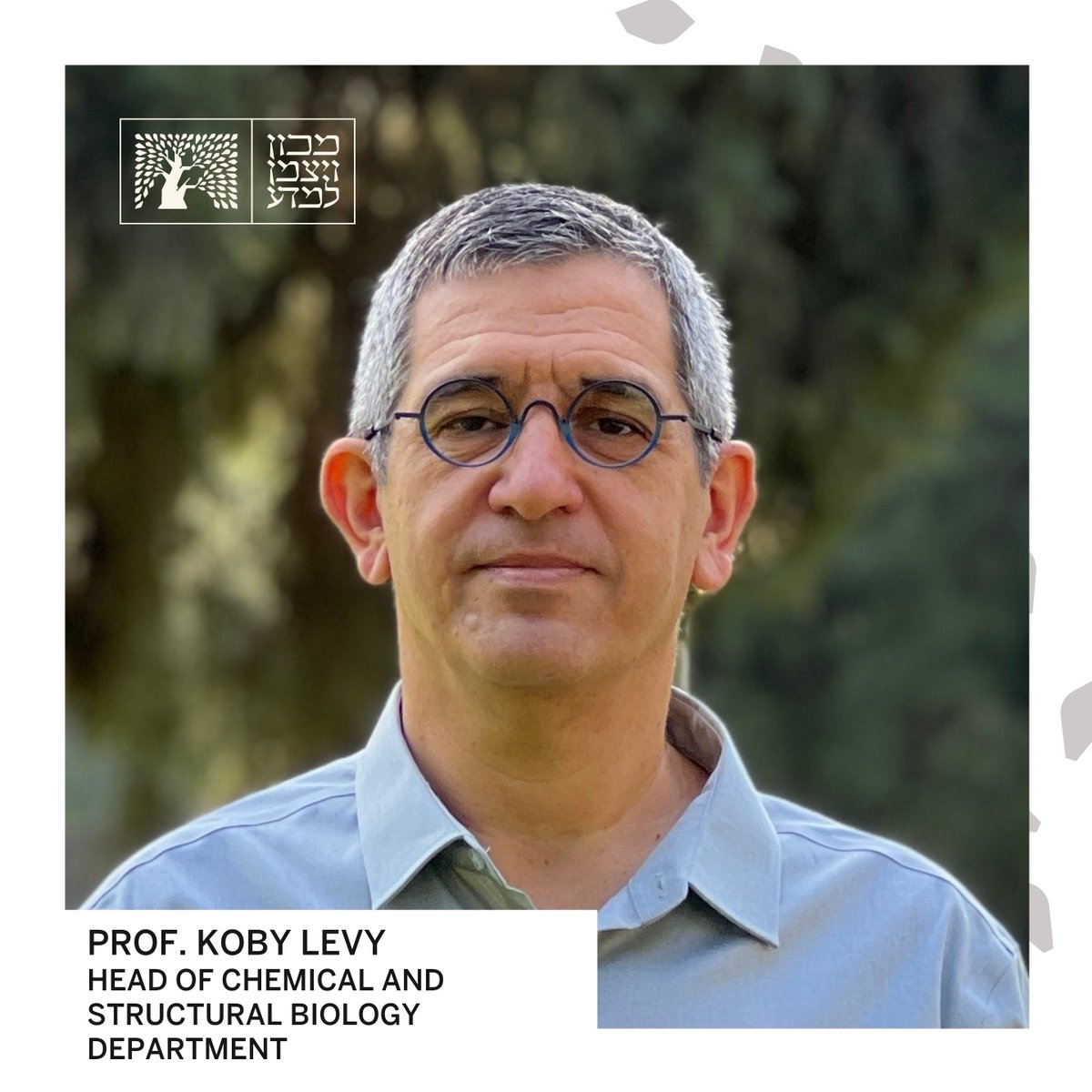 WeizmannScience's tweet photo. Congratulations to Prof. Koby Levy, the new Head of Chemical and Structural Biology Department
@koby_group https://t.co/0CKiOf0YgD