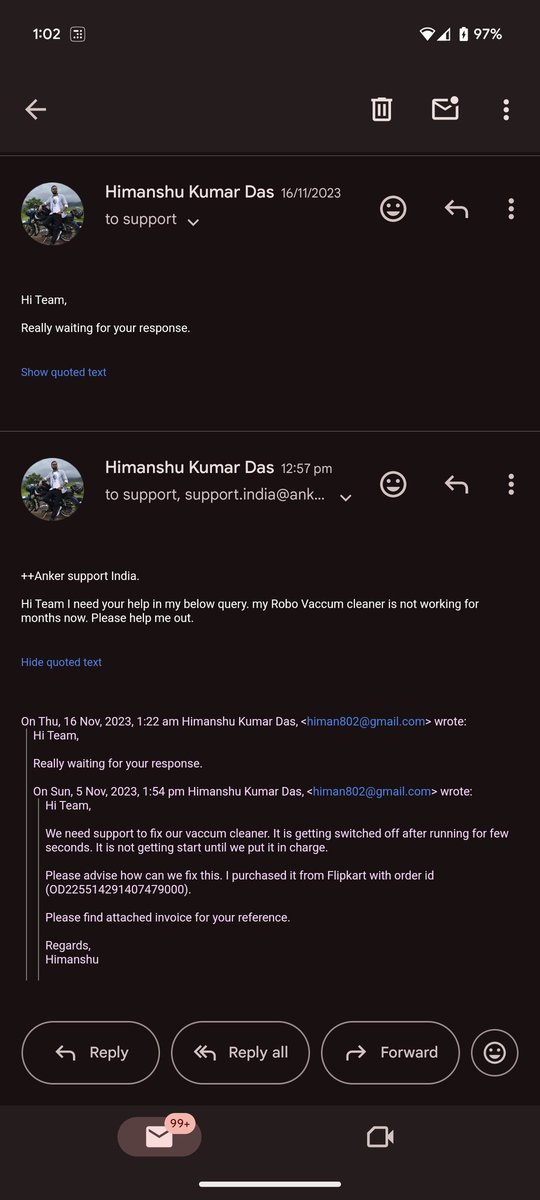 Himanshu Das tweet media