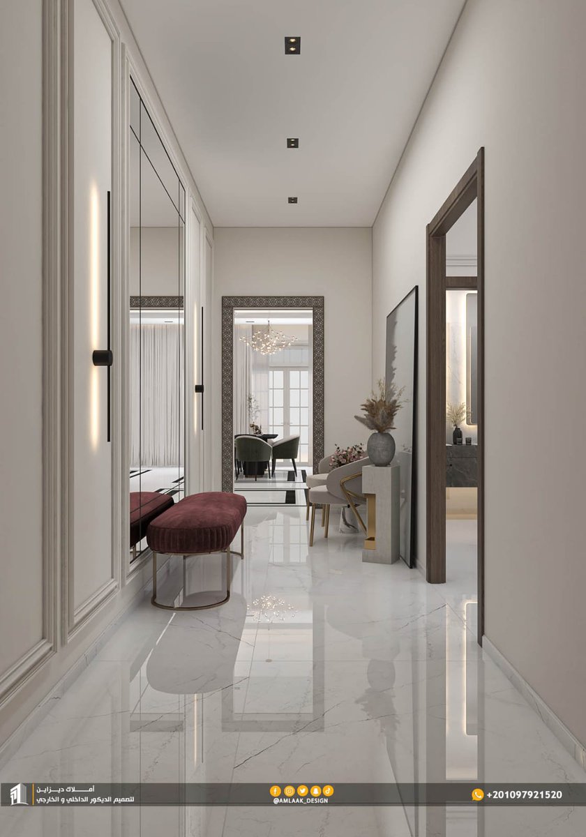 AmlaakDesign's tweet photo. مدخل فخم وفي نفس الوقت بسيط🖤🌿
من اعمالنا في التصميم الداخلي 😍
#تصميم_داخلي https://t.co/ghvgg7UB3f