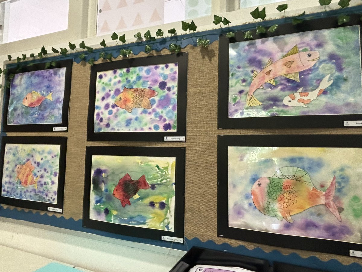 HarrowHKLS's tweet photo. Art week has been and gone and all the pupil’s hard work is now adorning the walls of the school. Inspired by the Leadership Attributes, the art celebrates collaboration, creativity, perseverance and compassion. #HarrowHKLS #LSArt @HeadHarrowHK @LSHeadHarrowHK https://t.co/H4fr1RDQVa
