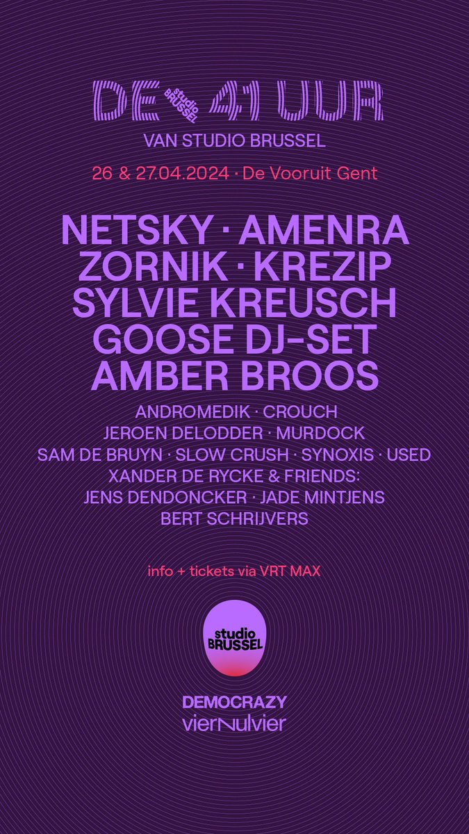 zornikmusic's tweet photo. Brand new day, 2 brand new shows🔥
26/04 41 uur @stubru 
30/06 @liveislivebe https://t.co/1sFlWbpAic