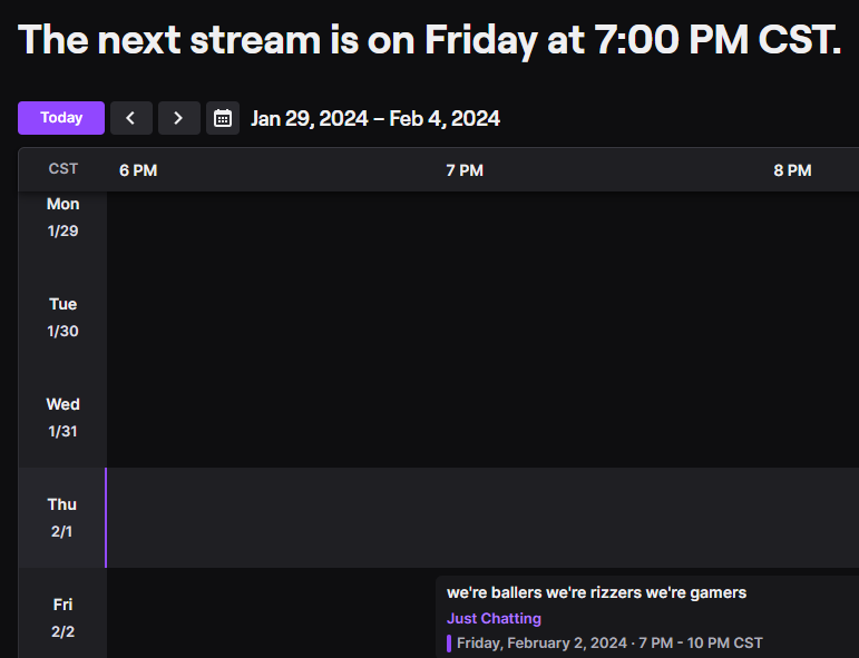 yea porb fridays are back. when? friday. what time though? idk. definitely on friday though.

see u there ;)?