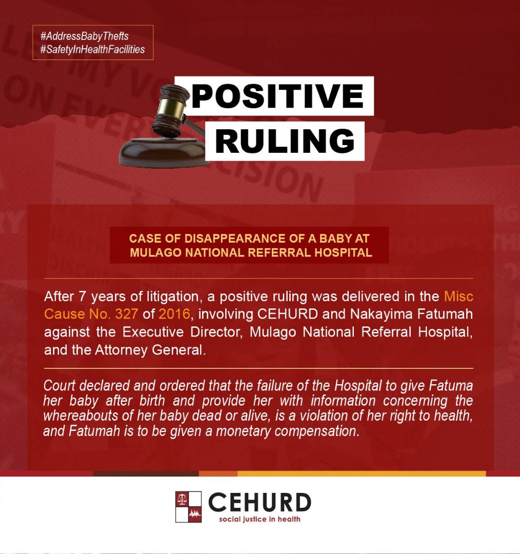 CEHURD Uganda tweet media