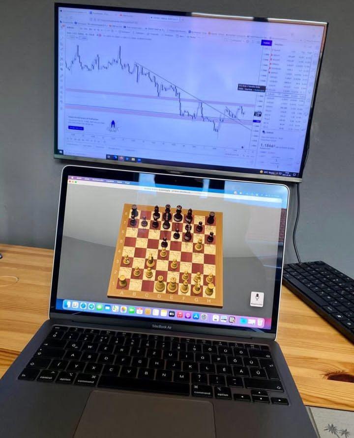 Trading is like chess way to learn hard to master 📊