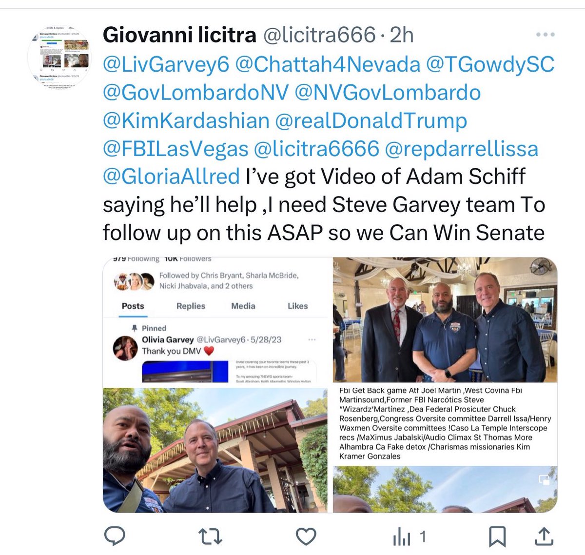 licitra666's tweet image. let me Show you the world from in my eyes,/Ca/Nv Supreme Court Rico act Shakira/Pantera Emminem Ladas/Riverside das Kat Bigger Anne Maria Schubert/Senators Alex Padilla/Jimmy Gomes/Dianne Fienstien/Adam Schiff Child sex/Child sodomy Deep state Billions Monopoly Gloria Allred