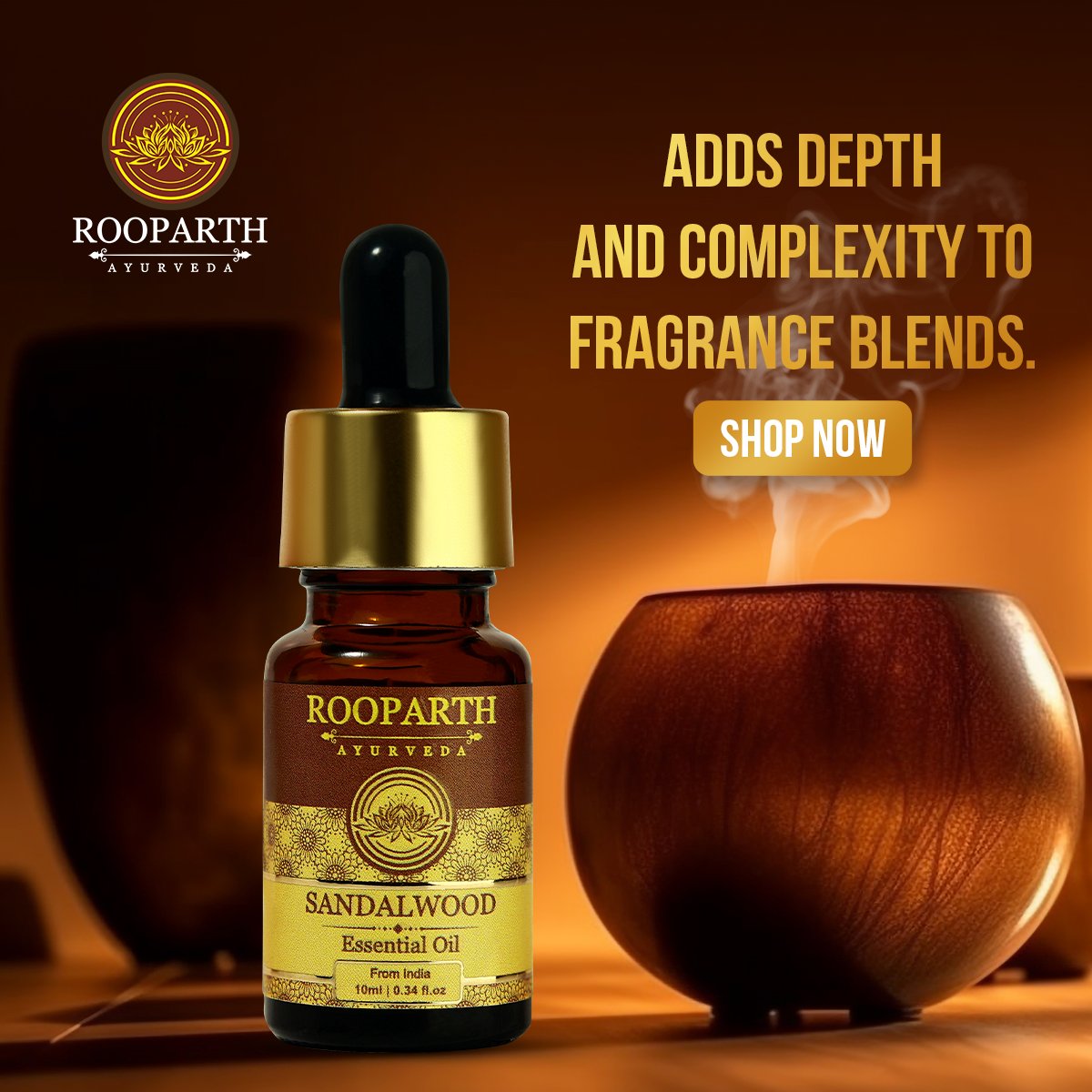 RooparthAyurved's tweet photo. 😍 Shop Today: https://t.co/84kOxEBF43
🌟 Sandalwood, also known as wonder wood essential oil, is also believed to improve overall skin health. 
#Rooparth #RooparthAyurveda #Sandalwood #skincare #faceoil #beautyfluid #ayurveda #natural #organic #bodycare #serum #essentialoils https://t.co/ZNvlEeHoqL