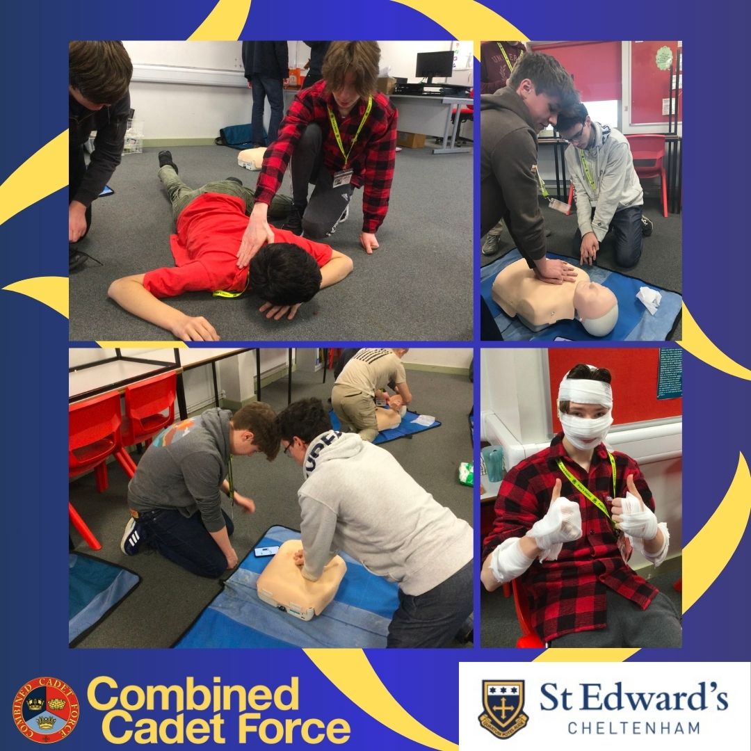 StEdwardsChelt's tweet photo. Our senior cadets have just aced their 4 Star First Aid and First Aid at Work Qualification with Catastrophic Bleeding in one power-packed weekend!
Witness the dedication as they learn life-saving skills that truly matter.
#FirstAid #CombinedCadetForce #SavingLives #SECCCF https://t.co/NWM6pCqQsF