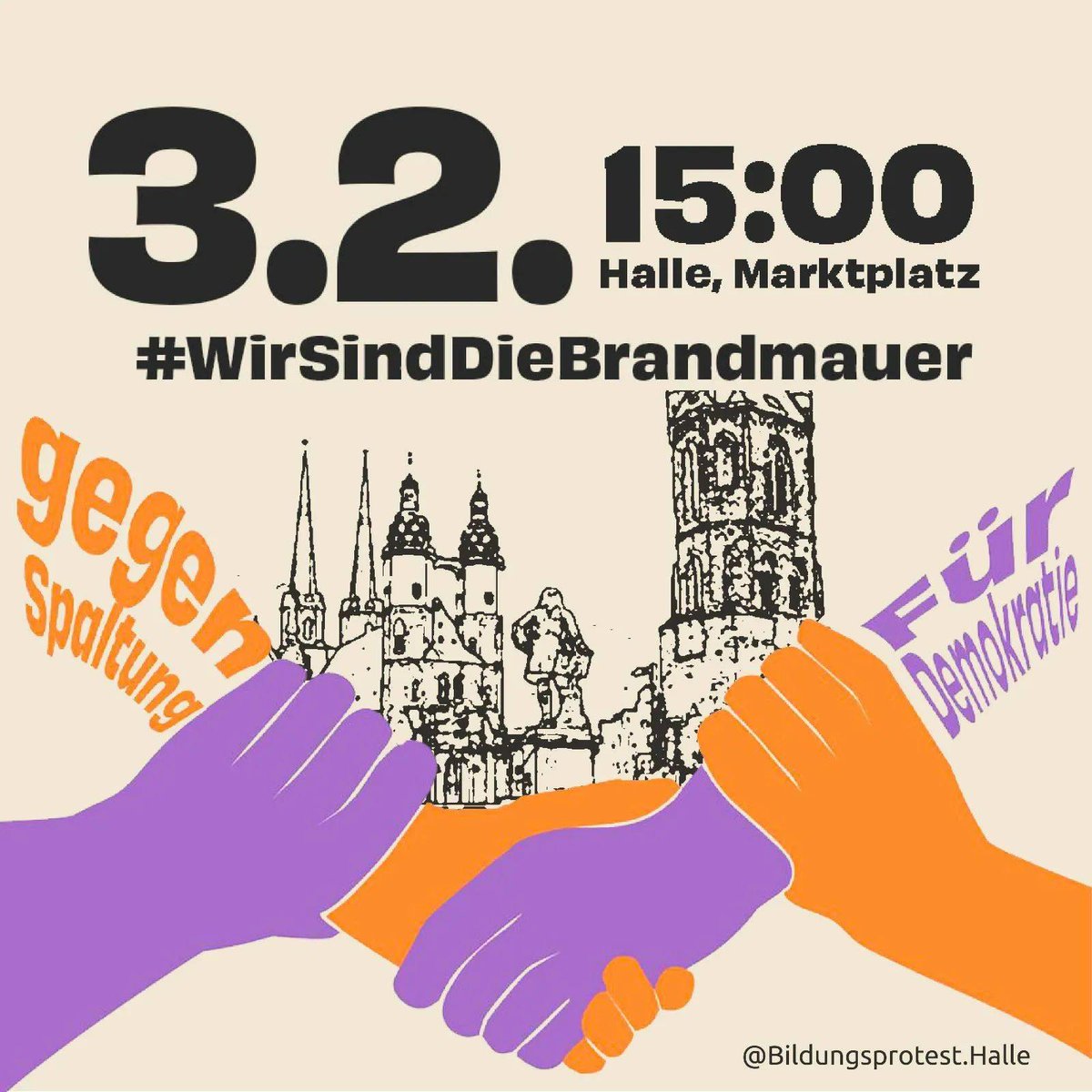 Wir sind die Brandmauer.
Lasst uns viele werden!