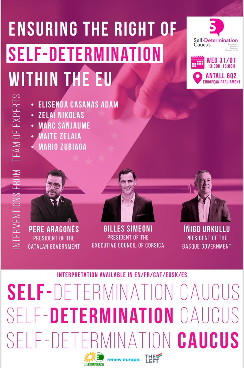 ERCSantMarti's tweet photo. 🇪🇺 Visita a la seu del Parlament Europeu.

Coneixem el seu funcionament de la mà dels nostres diputats @DianaRibaGineri @jordisolef i assistim a la presentació d’una proposta per abordar el dret a l’autodeterminació en el marc de la Unió Europea. https://t.co/m37gFXTU5Y