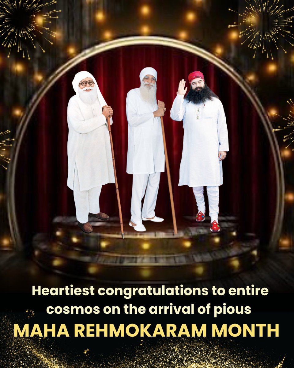 Entrusting the legacy of #DeraSachaSauda to the revered Shah Satnam Ji Maharaj, Sai Ji has gifted us with unparalleled benevolence. This profound act of love & devotion resonates deeply within our hearts. Let us embrace this sacred gift with gratitude. #MahaRehmokaramMonth