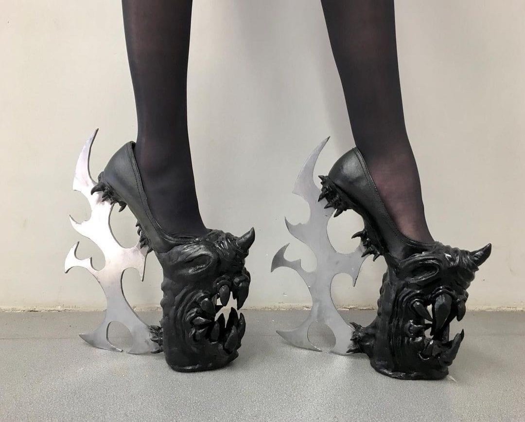 deathndhorror's tweet photo. Monster Heels https://t.co/rXdLWmn3t7