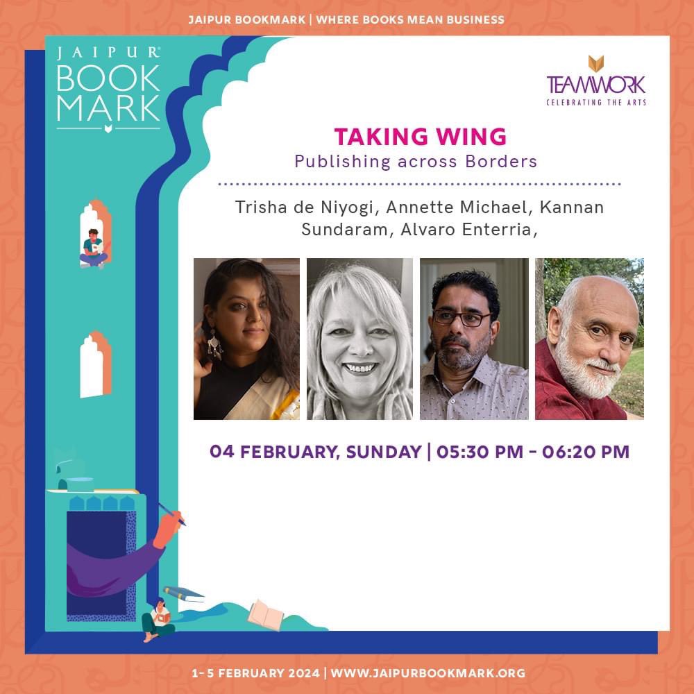 mileeashwarya's tweet photo. Will be in conversation with Indian and international publishers on publishing across borders at @JaipurLitFest @JaipurBookMark See you all soon. #publishing #KeepReadingWithPenguin @PenguinIndia https://t.co/TsFlKNN4t1