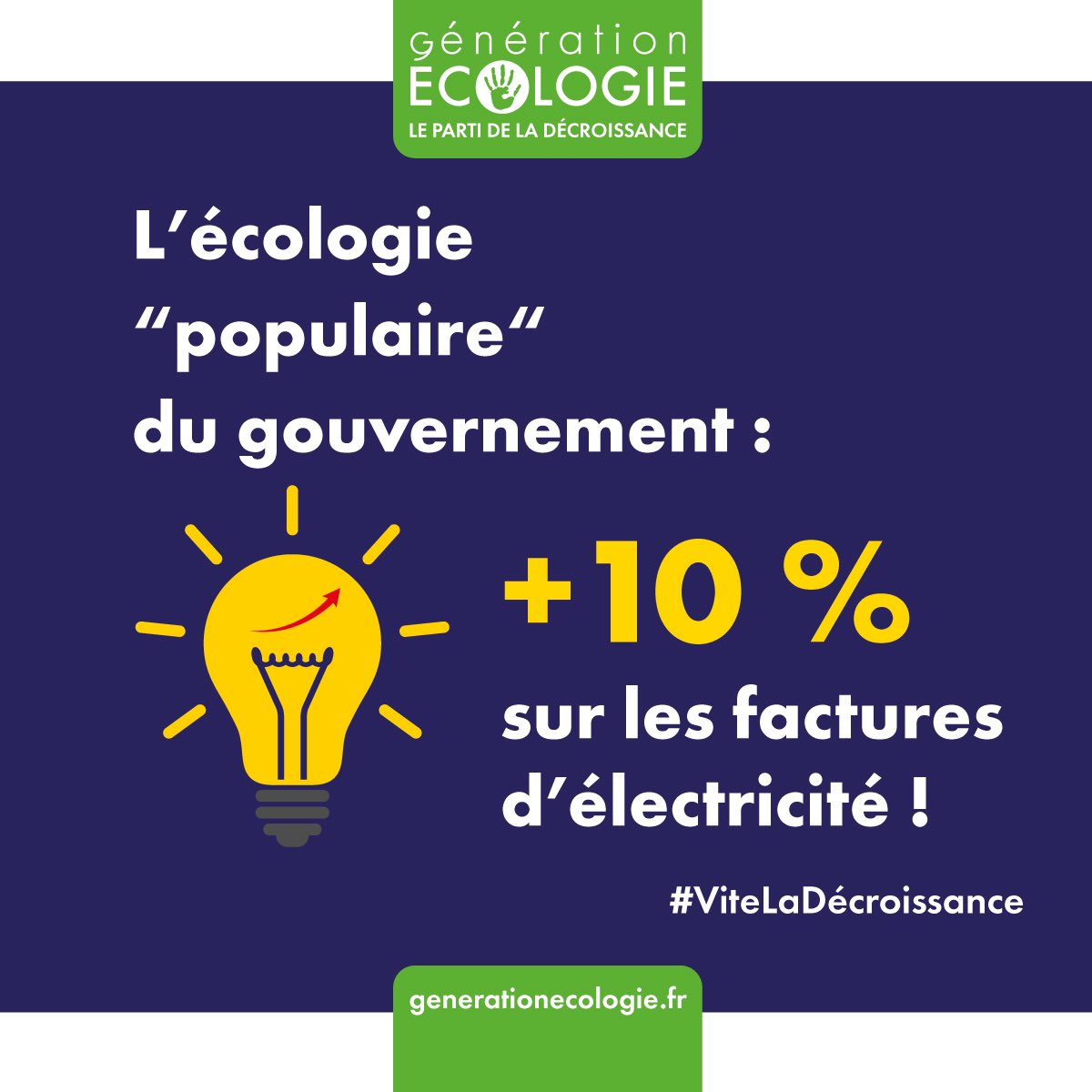 GEcologie's tweet photo. #1erfevrier

📈 Hausse de 10% de l’électricité :
la voilà la soi-disant “écologie populaire” du nouveau Premier ministre Gabriel Attal 

Le billet de @delphinebatho ⤵️
https://t.co/6zFQJiN8iW https://t.co/9Ils0kBISG