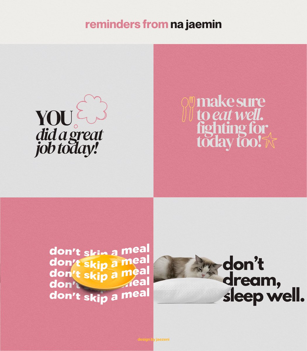 reminders from jaemin ★