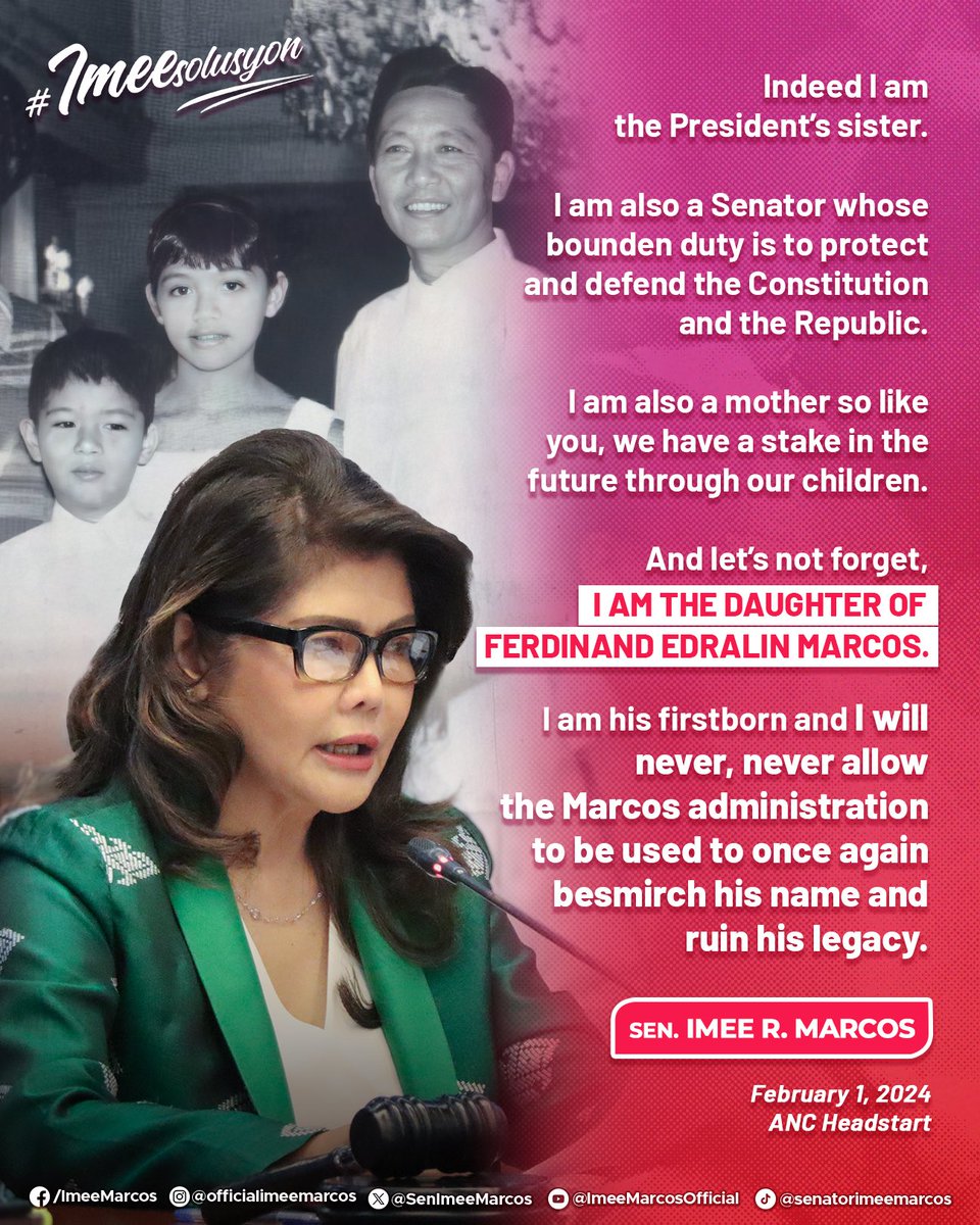 Imee R. Marcos tweet media