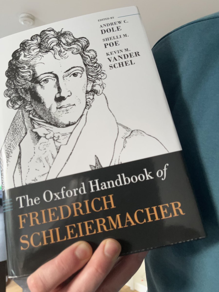 g_netheology's tweet photo. Look what I found in the mail today! 

Many thanks to the editors for their tremendous work on this project - and for a chance to be part of it!

#schleiermacher #oxfordhandbook #theology #postsecular https://t.co/zW3EMwSgQ5