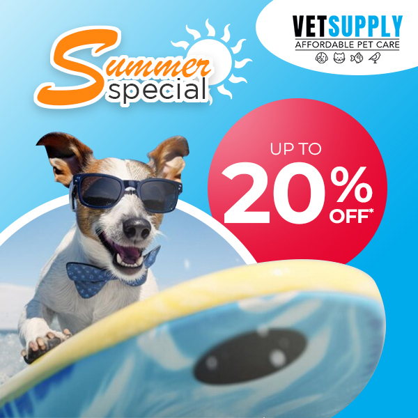Sun’s out and so are the offers! Get up to 20% OFF on your favourite pet essentials.

#petsupplies #petcareaustralia #summersale #petcare #petsaustralia #petsuppliesaustralia #petloversaustralia #petsofaustralia #petsofaus