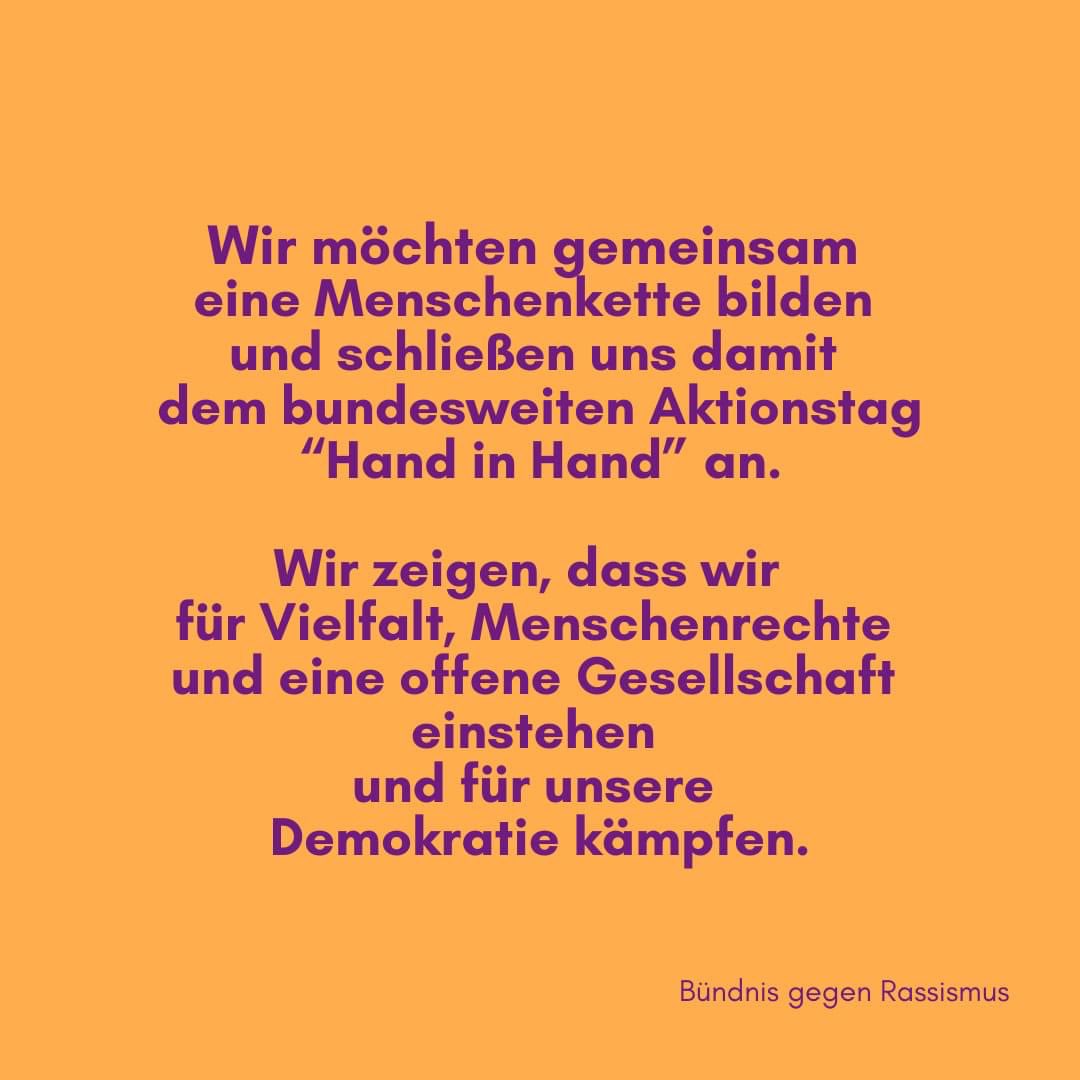 CityofHopeKoeln's tweet photo. Achtung! Am Samstag, dem 3.2. ab 15Uhr findet eine #Menschenkette des #BündnisgegenRassismus auf dem #AlterMarkt in #Köln statt https://t.co/2Lkft2K8t8