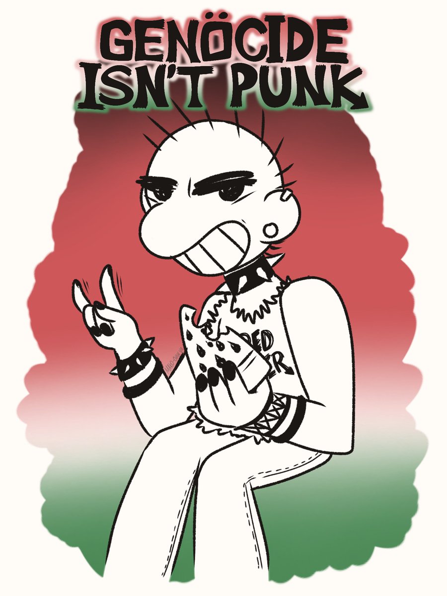 makochanva's tweet image. ZIONISM ISN&apos;T PUNK!! 🍉🍉🍉
#FreePalestine
#DiaryOfaWimpyKid #RodrickRules
•
•
Inspired by @CapnComicKid&apos;s art of Roderick!!