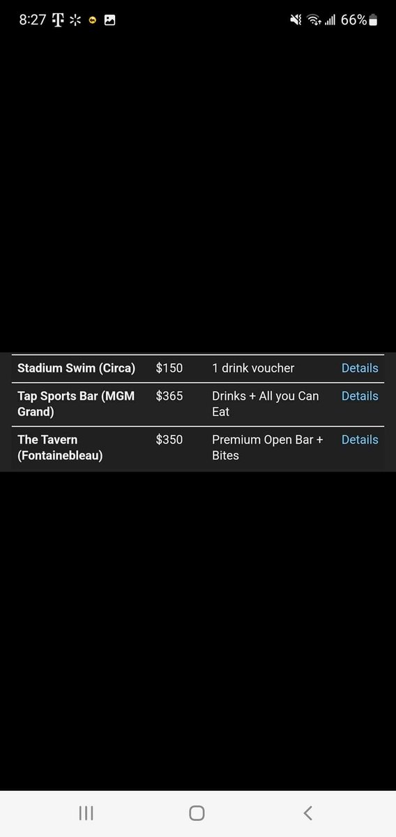 Superbowl watch party list. Which one is best value?