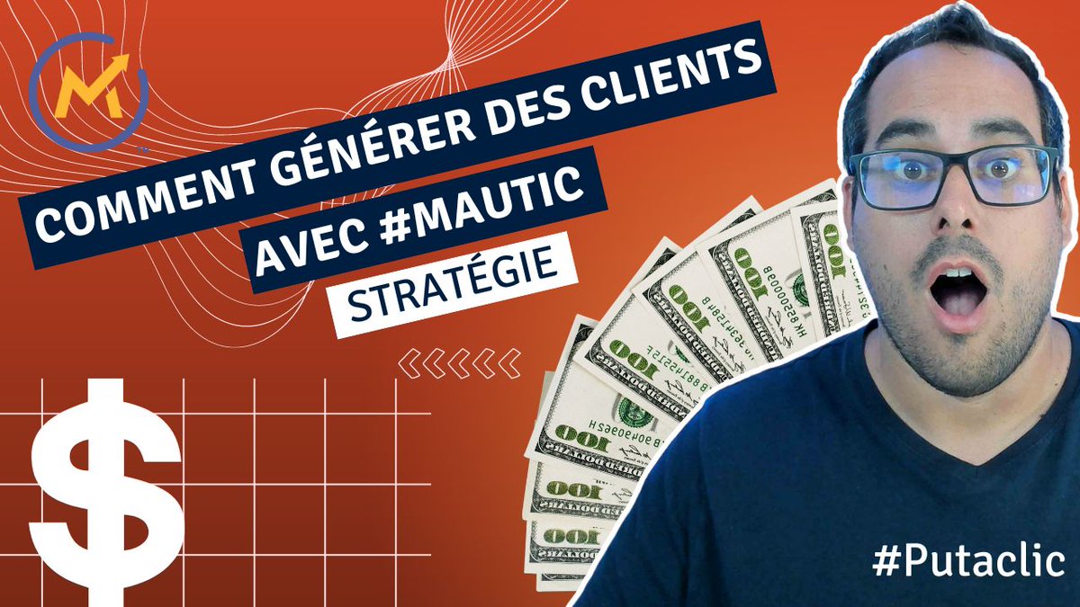 #Mautic ! La vidéo sur #Mautic est sortie.

Comme je vous l'ai dit, c'est une vidéo qui vous dévoile ma technique pour généré des clients.

C'est une stratégie que j'utilise depuis plusieurs années (10 ans) pour mes clients et pour mes différents business.

C'est également une