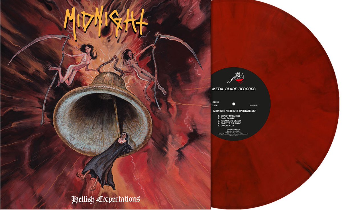 ALONEManolis's tweet photo. ALONE jr's Metal Store 08 March
MIDNIGHT Hellish Expectations
- CD
- LP BLACK VINYL
- LP Crimson Red w/ Black Smoke VINYL
- LP Orange Red Splattered (ltd. 1000) VINYL
Preorders : https://t.co/8OjQtmnzNg https://t.co/b60cvyFpzz