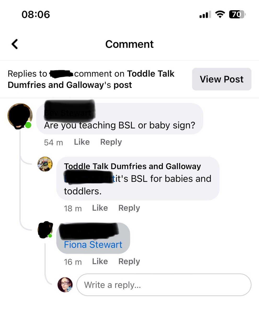 Mynameisnotfifi's tweet image. This is a group aimed at babies and toddlers. They said it’s #BSL for babies and toddlers but my view is that it’s actually #babysigning. Would like to hear what others think? #deaf #culturalappropriationornot?