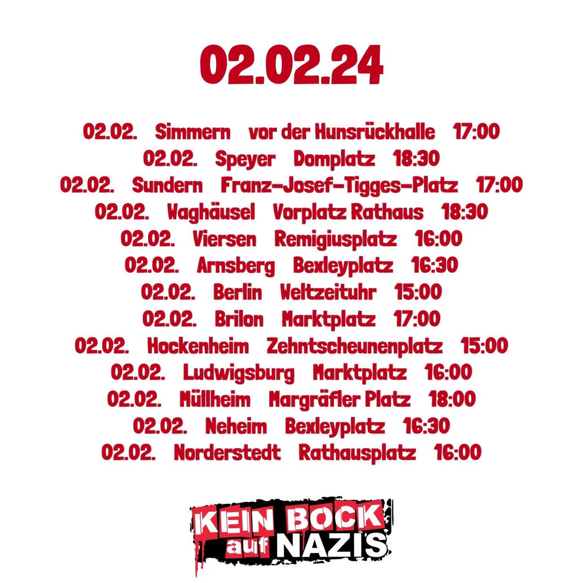 KeinBockAufNazi's tweet photo. Alle zusammen gegen die AfD!
++ Bitte teilen ++ https://t.co/BUYo7Av1vL