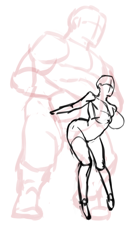 何のキャラを描こうか考えないまま、構図とか体位の練習をしてるとこういう謎のラフ絵ばっかり大量に出来ていく

もし〇番目のラフで○○(キャラ名)を、等あったらオナシャス 