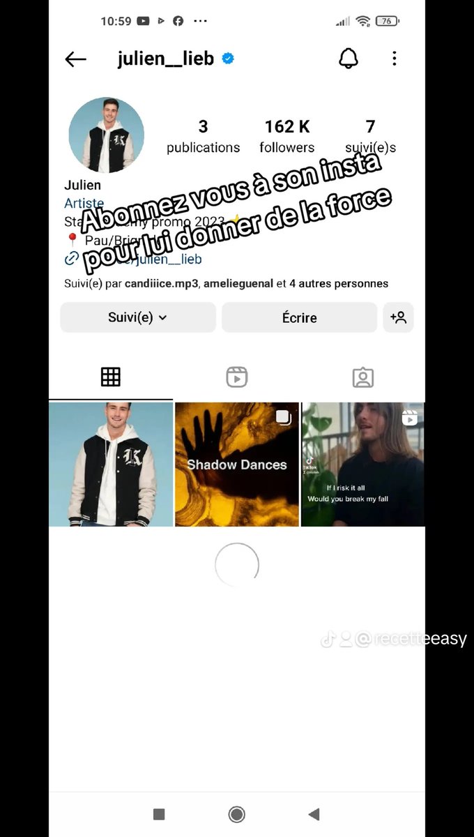 chativy1's tweet photo. Allez encore deux jours et on va pouvoir reprendre notre vie et surtout ne plus voir de critiques de l'un et de l'autre abonnez vous a son insta pour le soutenir https://t.co/OFYaQJAvgR
#Staracademy #StarAcademyleLive #julien #teambaloo #baloo #balou #teamjulien https://t.co/22FB6dLo2x