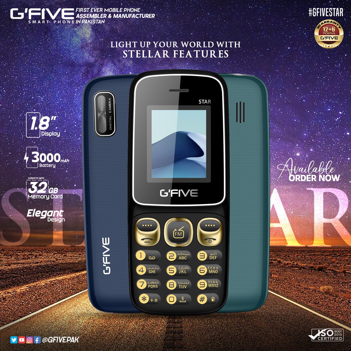 gfivepak's tweet photo. Explore the galaxy of features and unlock a universe of possibilities with the STAR mobile phone!"

Available Now: https://t.co/QYF7KQpSdu

#star #gfivestar #innovation #gfivemobile #powerful #elegant #design #featurephone #newmodel #powerfulbattery #Available #StayTuned https://t.co/L2gCFfnSao