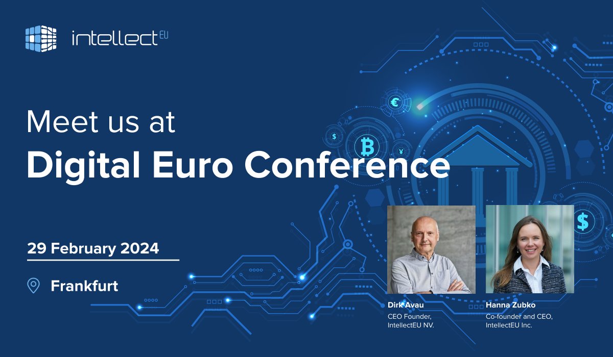 Join us this month for Digital Euro Conference in Frankfurt! We're looking forward to exploring the latest in central bank digital currencies, stablecoins, and the tokenization of money, February 29th.

Schedule a conversation: hubs.la/Q02jjqnn0

#IntellectEU #tokenization