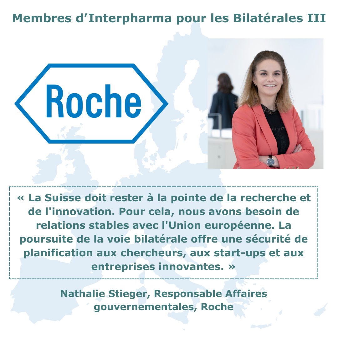 Le temps pour les #BilatéralesIII : le succès de l'industrie pharmaceutique suisse se fonde sur des conditions favorables. Des relations stables avec notre plus grand partenaire commercial, l'UE, constituent un élément essentiel de l'attractivité de la place économique suisse.