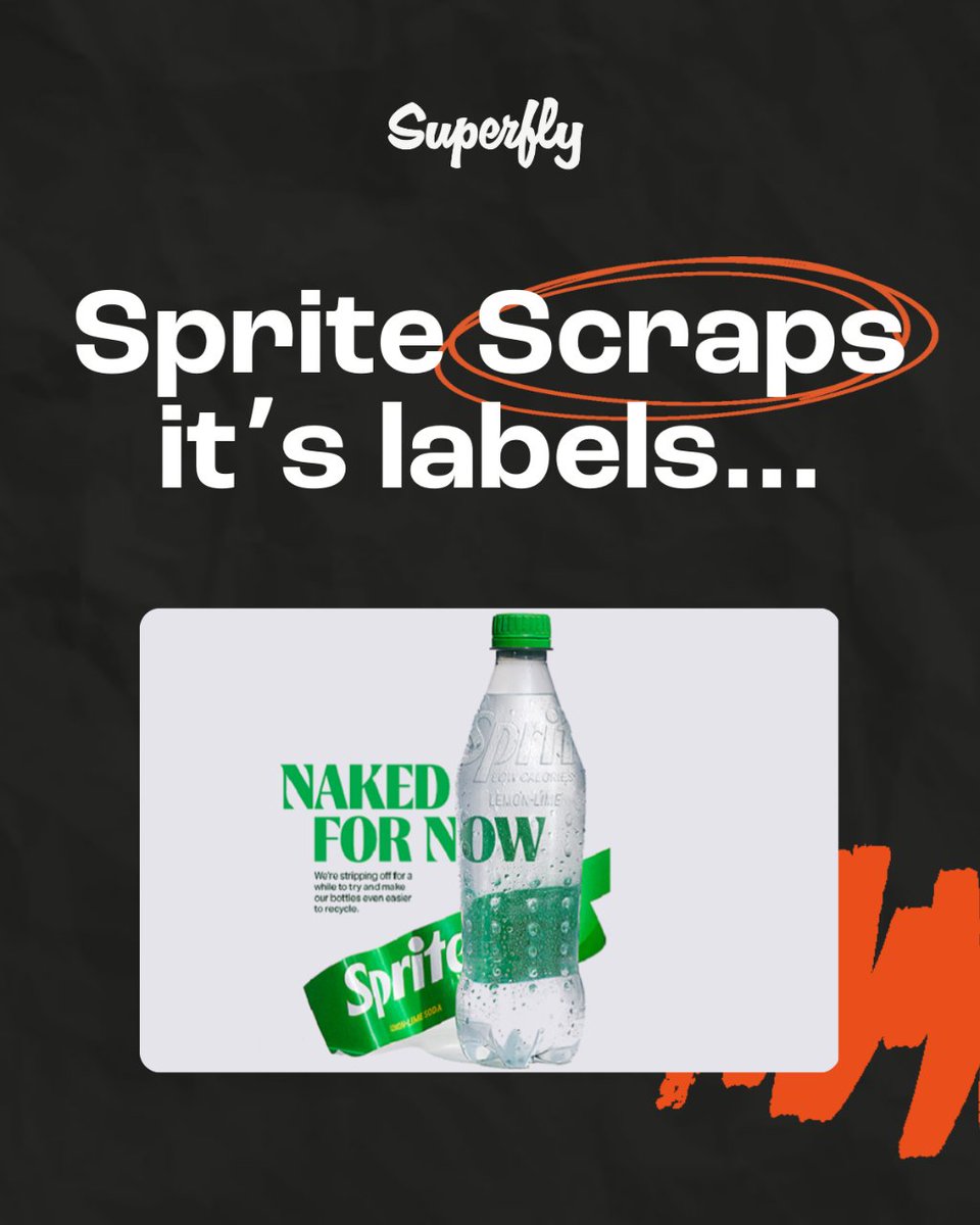 Sprite scraps labels from bottles in new trial