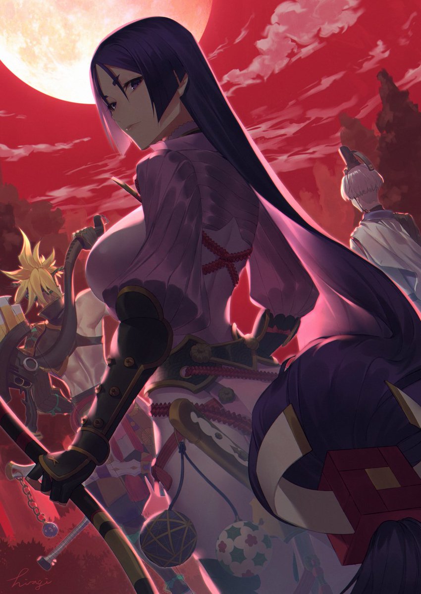 源頼光(Fate) ,坂田金時(Fate) 「外は鬼狩り、内に鬼 」|柊祈のイラスト
