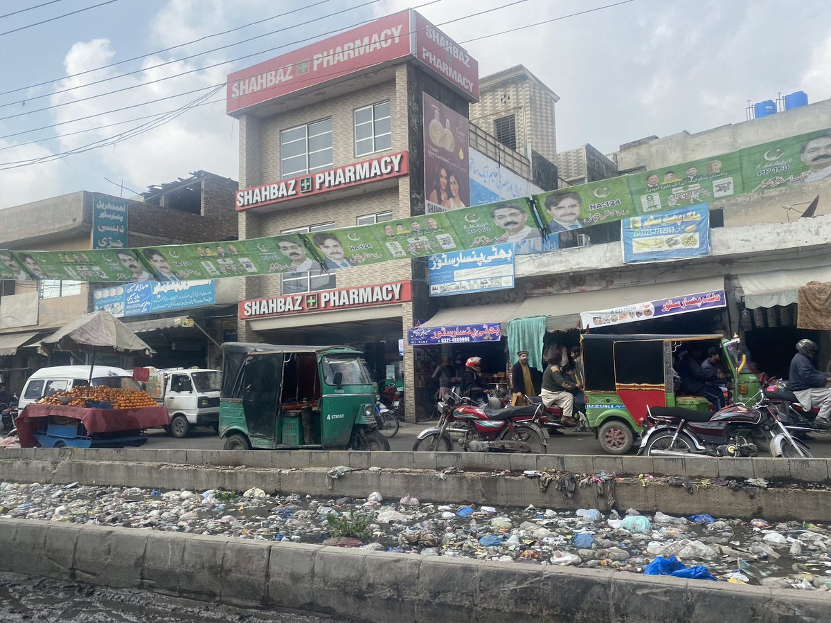 Banners for election 2024 by @pmln_org candidate Asad khokar in PP160 . Below is his performance from past 5 years in PP160 Vote na mango, maafi mango @ammaralijan #voteforloudspeaker #rejectasadkhokar