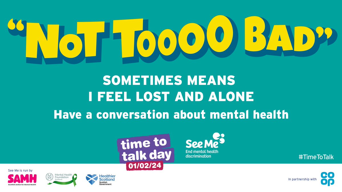 #TimeToTalk Day! Time to Talk Day is all about having conversations. It’s a day for all of us to be more open about our mental health. Head to the Time to Talk Day website to find out how to get involved 📷 timetotalkday.co.uk