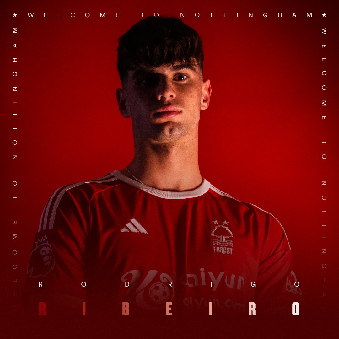NFFC's tweet photo. We're delighted to announce the loan signing of Rodrigo Ribeiro from @SportingCP ✍️