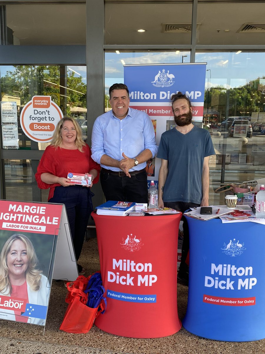 MiltonDickMP's tweet image. Another great afternoon of #mobileoffice with Margie Nightingale for Inala @JessPughMP and @CDStrunk listening to locals about so many local issues