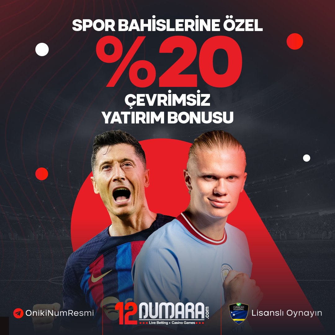 onikinumarax's tweet photo. 🌟 Spor Bahislerine Özel %20 Çevrimsiz Yatırım Bonusu! 
 
Sadece spor bahisleri için geçerli, çevrim şartı olmayan özel bir bonus seni bekliyor! ⚽ 
 
Detaylı bilgi ve bonuslardan yararlanmak için hemen yatırım yapın ve spor bahislerinde kazanmaya başlayın! 💸🌟 https://t.co/TA4f9wZLtI