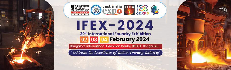Sensor_Control's tweet image. Visit us at IFEX 2024 /
Besuchen Sie uns auf der IFEX 2024
02.- 04. Februar 2024
Bangalore, Indien
Halle 4, Stand B6, Künkel Wagner
20. Indischer Gießereikongress & IFEX 2024
20th Indian Foundry Congress & IFEX 2024