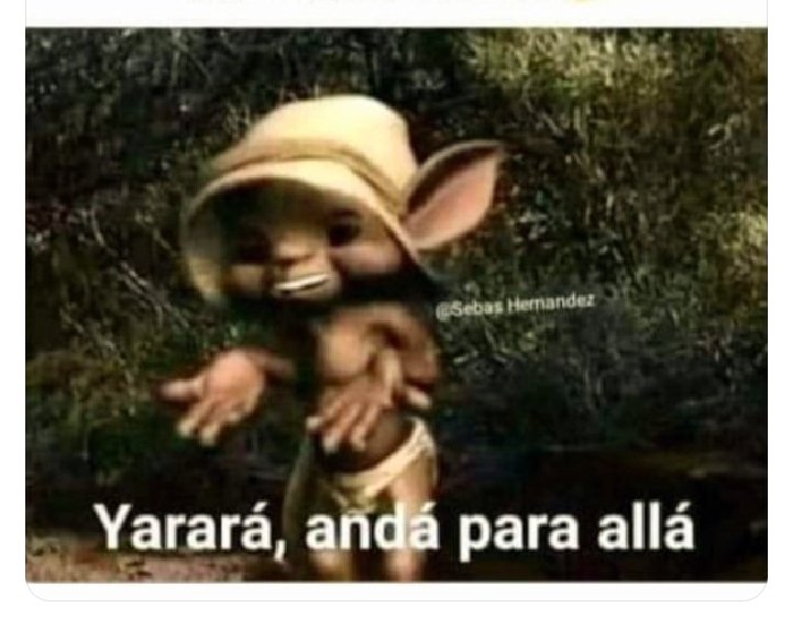 Cuando quiero enfatizar que lo mejor que puede hacer el tóxico es estar lejos digo "yarará, anda para allá". Me toca explicar a veces. Je