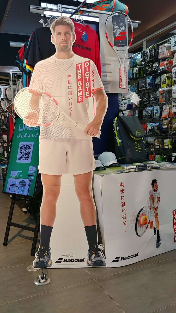 ts_rally's tweet photo. バボラのキャンペーン実施中です✨
来店にてバボララケット購入の方に、バボラTシャツをプレゼント✨🎁✨
ガットも通常よりお得に張ることができます👍

おすすめラケットはNEWピュアストライク🔥
是非店頭でご覧ください！
#バボラ　#BABOLAT https://t.co/YHUKAbGlNn