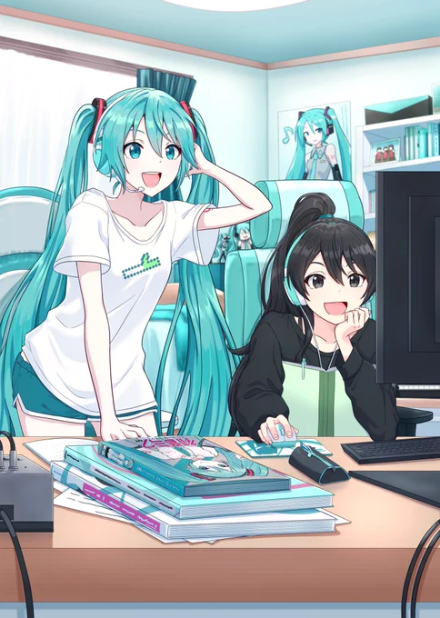 一緒に創作 #初音ミク 