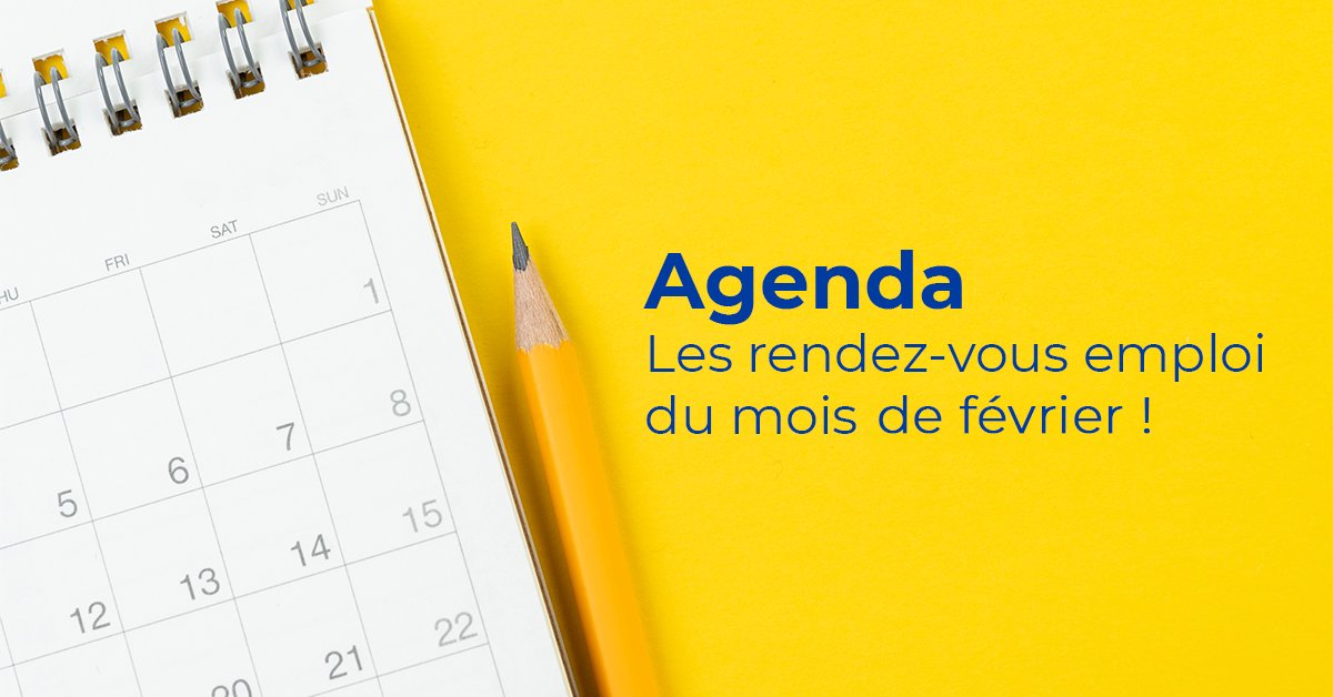 🗓️ [Agenda Emploi]
Comment mieux débuter l’année qu’avec un nouveau challenge pro ?

En recherche d’un #stage, d’une #alternance, d’un #premieremploi ou en #reconversion ? 

Consultez nos prochains RDV
➡️ lc.cx/fGp29_

<a href="/FormaposteIDF/">Formaposte Ile de France et Nord Est</a> <a href="/Formaposteouest/">FORMAPOSTE GRAND OUEST</a>  <a href="/Formaposte/">Formaposte</a>