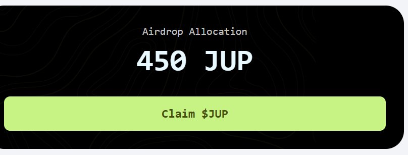 Phantom cüzdanlarımdan birine 450 $JUP gelmiş. 
Bu cüzdana ödül gelmez diyordum tekrar bir kontrol edin cüzdanlarınızı.
lfg.jup.ag

Ufak bir nazar çekilişi yapalım.
2 kişiye 25 er $JUP 
<a href="/Coinstampp/">CoinStamp</a> Takip ve bu tweete RT atmak yeterli.
Süre 48 saat