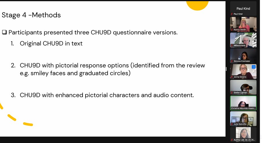 QUOKKA Research Program (@quokka_research) on Twitter photo Fantastic <a href="/EuroQol/">EuroQol</a> younger populations workshop talk tonight by <a href="/Christinekaamb1/">Christine kaambwa</a> on QUOKKA's work to develop and test pictorial and audio-assisted versions of the CHU9D. Lots of interesting discussion on the challenges involved! <a href="/JulieRatcliff19/">Professor Julie. Ratcliffe</a> <a href="/nancydevlin1/">nance devlin</a> <a href="/brenjmulhern/">Brendan Mulhern</a> Fantastic <a href="/EuroQol/">EuroQol</a> younger populations workshop talk tonight by <a href="/Christinekaamb1/">Christine kaambwa</a> on QUOKKA's work to develop and test pictorial and audio-assisted versions of the CHU9D. Lots of interesting discussion on the challenges involved! <a href="/JulieRatcliff19/">Professor Julie. Ratcliffe</a> <a href="/nancydevlin1/">nance devlin</a> <a href="/brenjmulhern/">Brendan Mulhern</a>